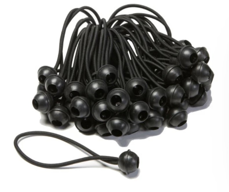 6-inch Black Ball Bungees