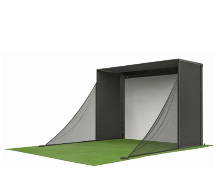 Net Wall Extensions for Golf Simulator Enclosure