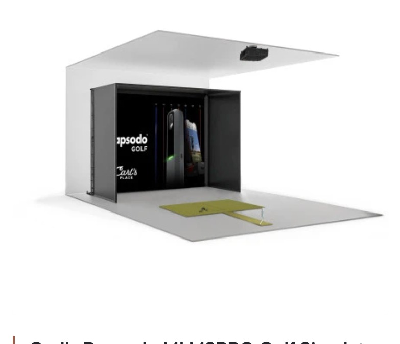 Carl's Rapsodo MLM2PRO Golf Simulator Package